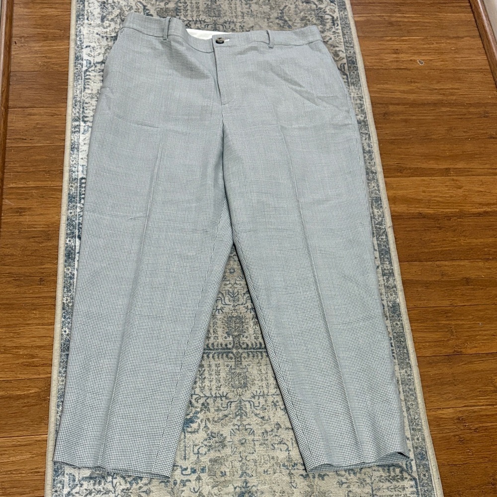 Club Monaco NWT size 12 Gray Checkered Pants